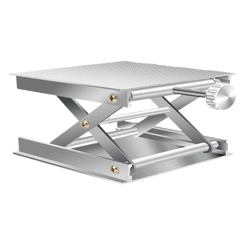 Lift Table Lab Plate Jacks Scissor Stand Platform Router Workbenches Table Woodworking Lift Laboratory Tool