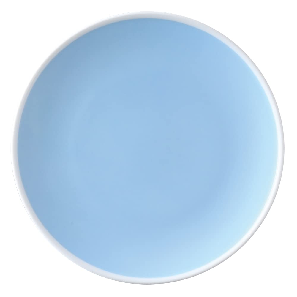 

NARUMI Portulaca Plate, 21cm, Blue, Simple and Cute, Matte Texture, Flat Plate, Microwave and Dishwasher Safe, Gift Boxed, 52448-5880