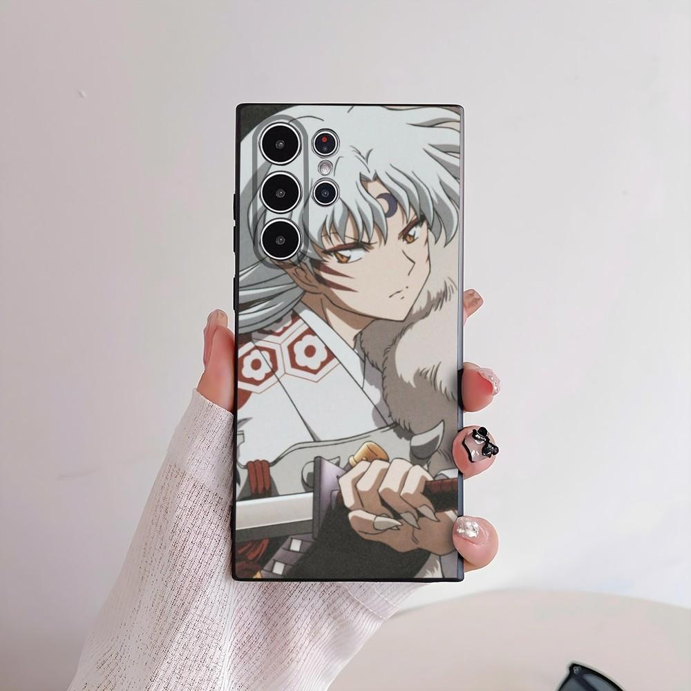I-Inuyasha S-Sesshomaru Phone Case For Samsung Galaxy S25 S24 S22 S23 Ultra S21 S20 Plus Frosted Non-Slip Full Cover Soft Case