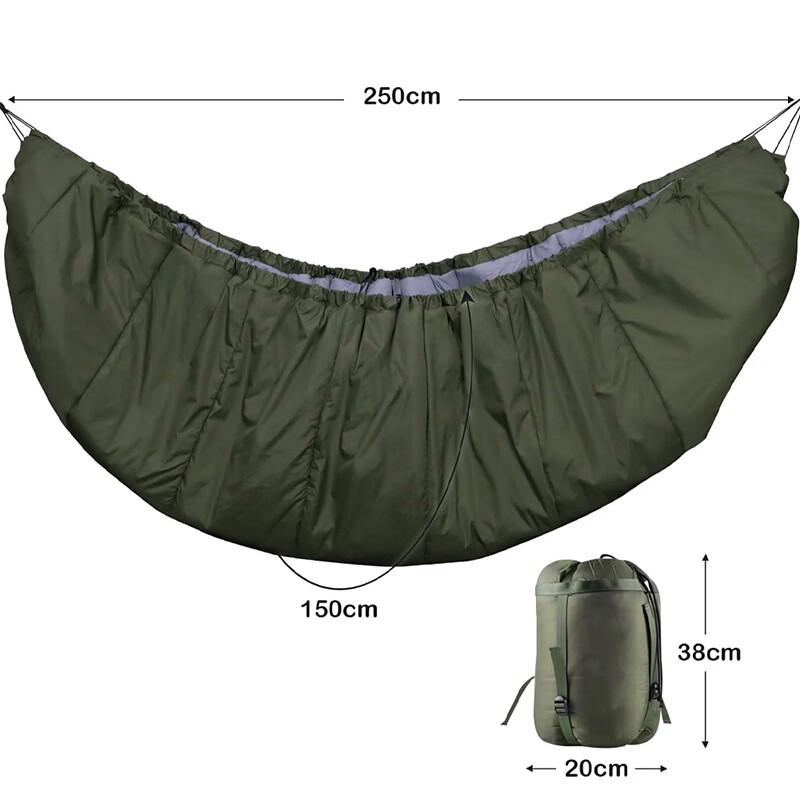 OLOEY Portable Outdoor Double Sleeping Bag Hammock