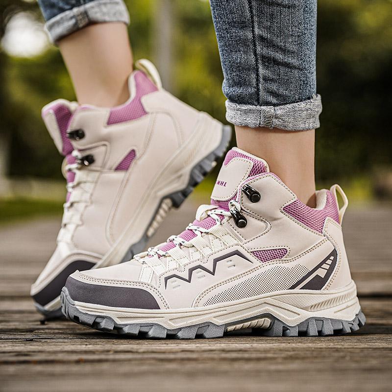 Breathable Hiking Shoes Men Women Outdoor Sports Shoes Wear-resistant Trekking Climbing Shoes Anti-collision