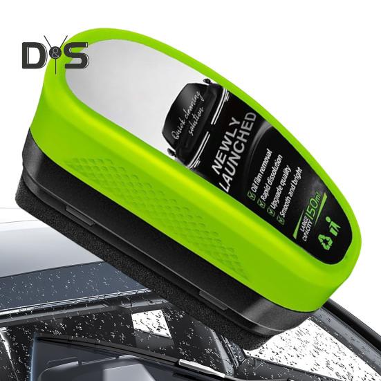 Kartáček na čištění automobilového olejového filmu Odstraňovač olejového filmu na sklo automobilu Výkonný čistič čelního skla Multifunkční kartáč na sklo na okna