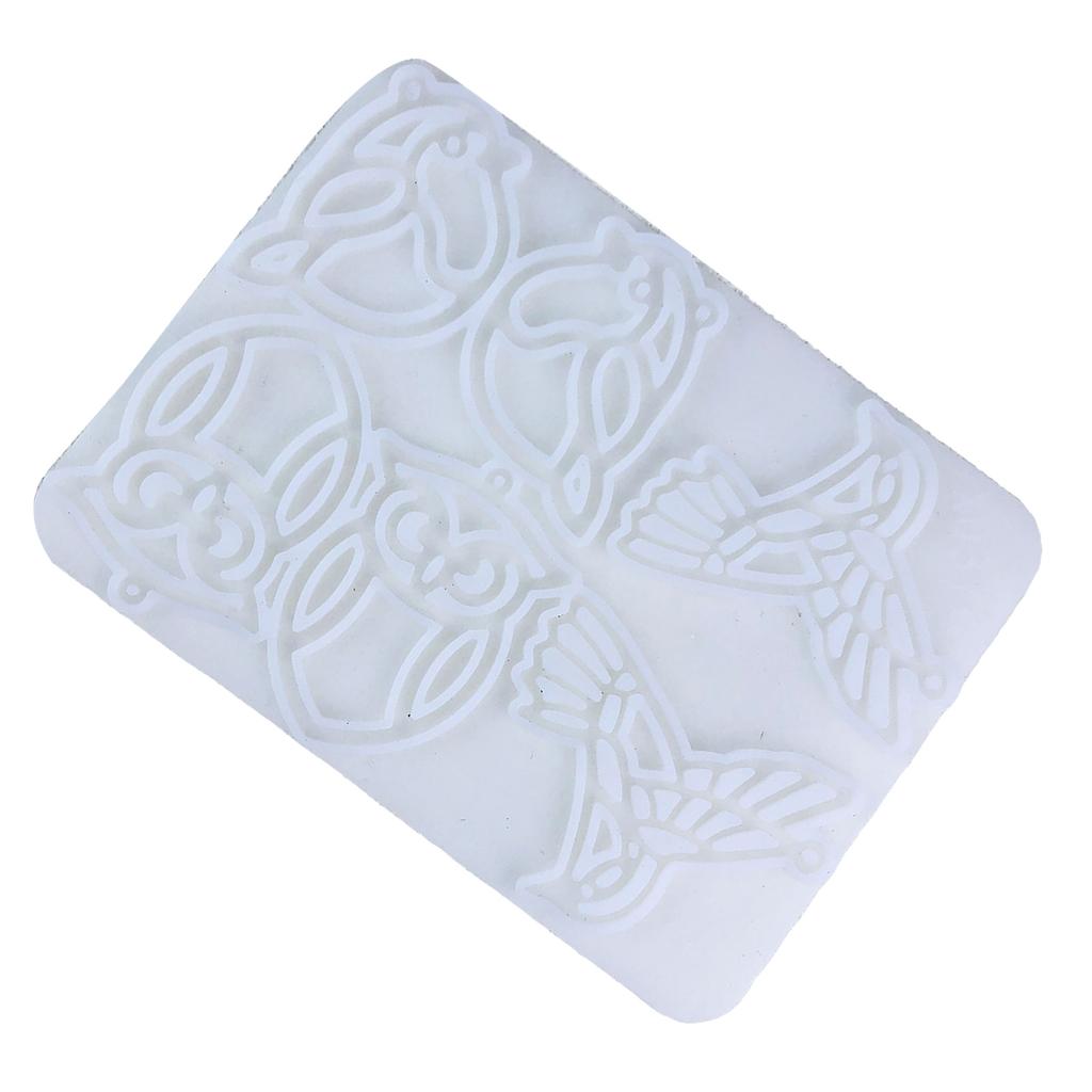 Artistics Birds Themed Earring Mould Using Flexible Silicone for Easy Release and Practical In Handmade Jewelry