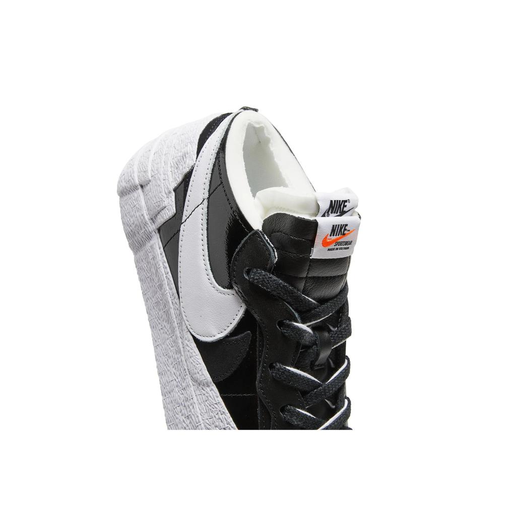 Nike Blazer Low 'Black Patent' (Unisex) Black / White Skate Shoes DM6443 001