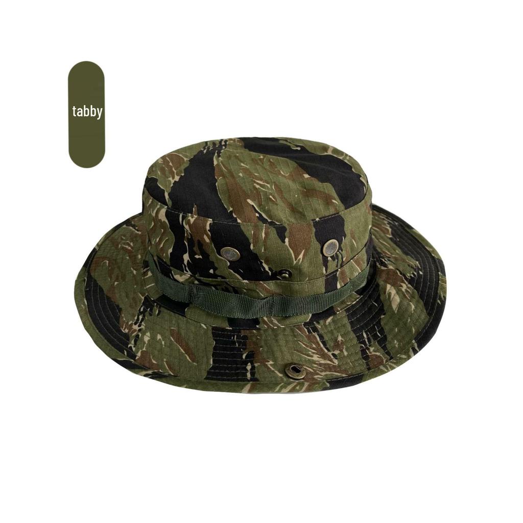 Camouflage Sun Protection Set: Windproof Fisherman Hat & Cycling Balaclava for Outdoor Adventures