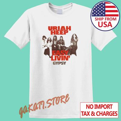 Uriah Heep Easy Livin Gypsy Męska Biała Rozmiar S-5XL