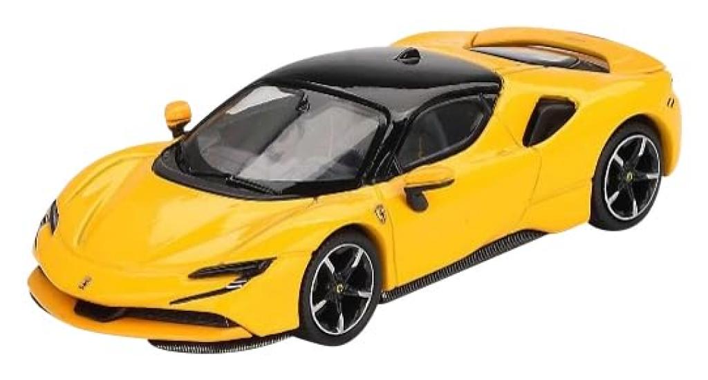 

Sunrich BBR Масштаб Ferrari SF90 Желтый Модена Готовая модель BBRFER64031 1/64 (желтый)
