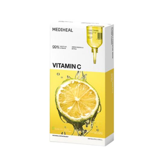MEDIHEAL Vitamin C Essential Mask Blemish Toning & Brightening Care 24ml x 10 Sheets