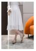 2026 Elephant Grey Patent Leather Chunky Heel Buckle Shoes - 2.5CM Square Toe, Low Cut Women's Heels
