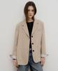 Till I Die Stripe Cuff 3-Button Blazer [Tisp05Jk02]_Beige