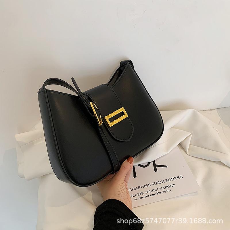 Bag Women's 2025 New Niche Design High-end Texture Fashion Winter Baguette Bag Large Capacity One-shoulder Underarm Bag