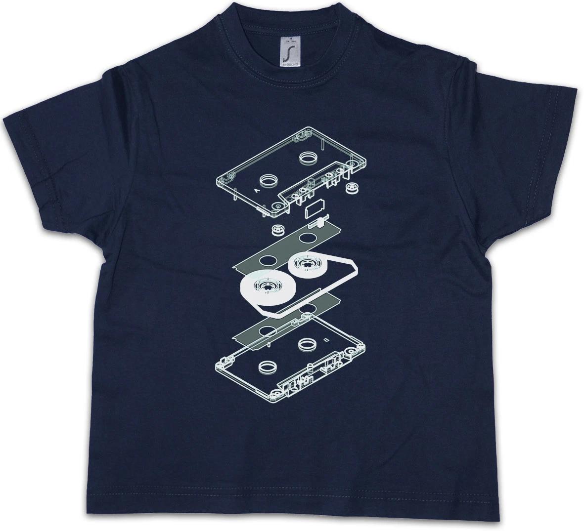 EXPLOSION AUDIO CASSETTE Kids Boys kids boys T-Shirt Retro DJ MC Music Tape Player CD 140