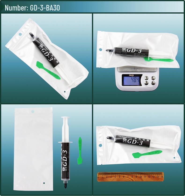 High Conductivity Thermal Paste for Laptop CPU/GPU, 3/7/15/30g