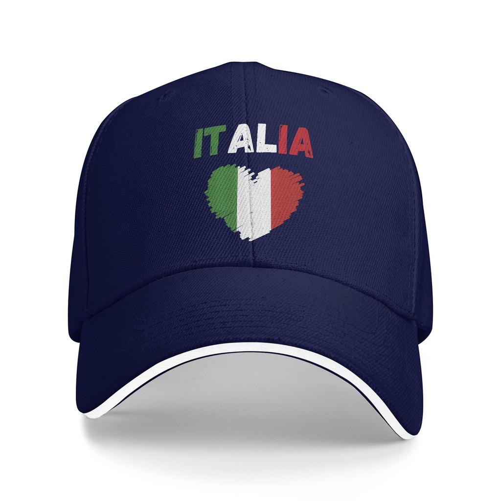 Unisex Italien Italienische Flagge Italia Outdoor Hut Trucker Cap Neue Baseballkappe Golfhüte