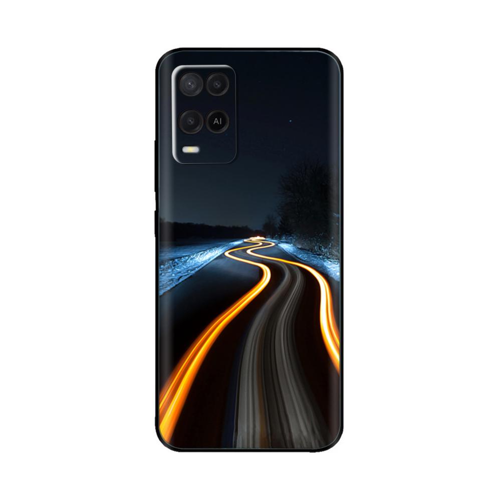 For Oppo A54 A74 Case Soft Black Silicone TPU Phone Back Cover for Oppo A54 4G CPH2239 A54 5G CPH2195 A74 4G 5G Case Cover Coque