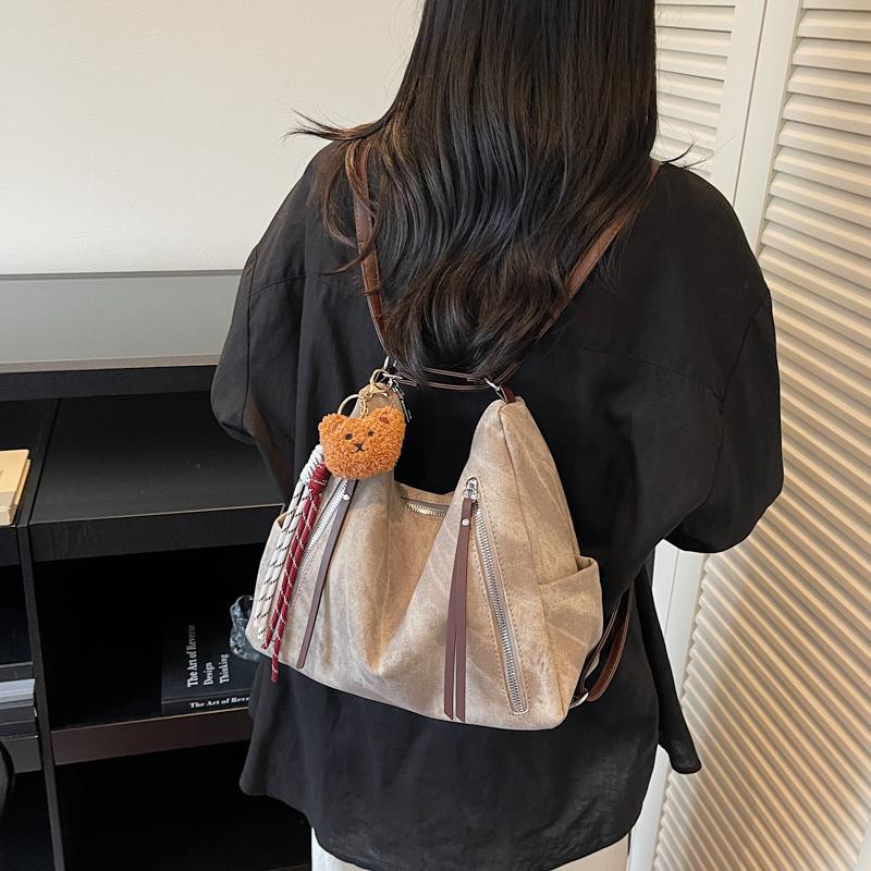 Women's Commuter Shoulder Bag Large Capacity Vintage Tote Bag