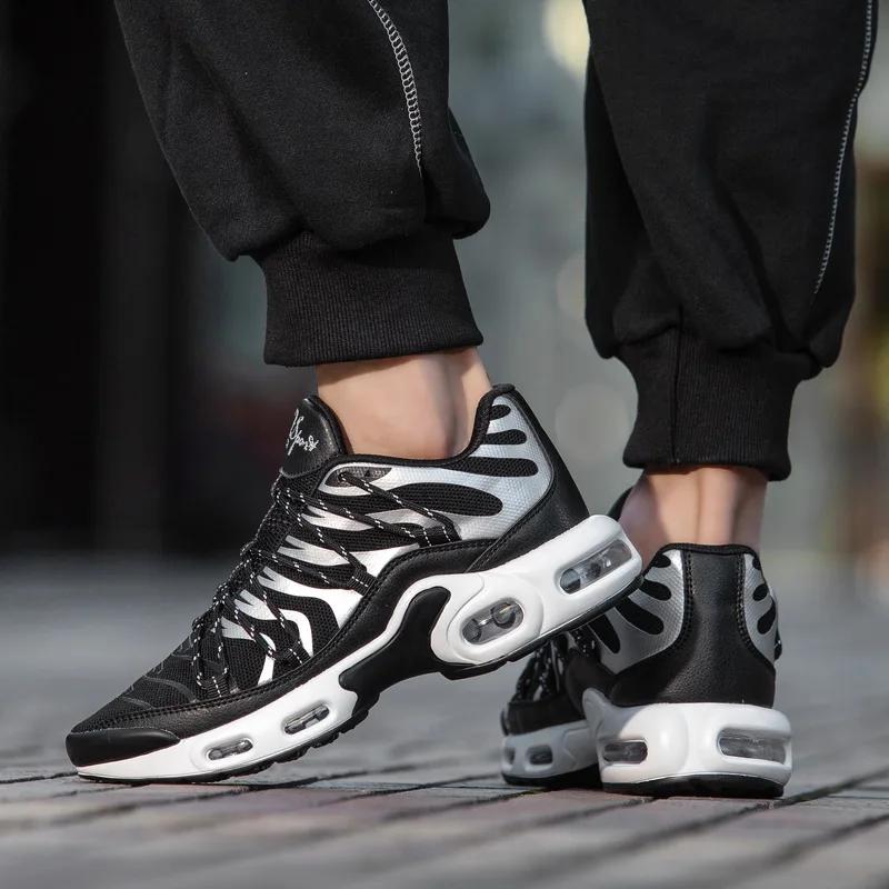 Men Marathon Air Cushion Running Shoes Comfortable Marathon Sports Athletic Sneakers Breathable Lightweight Women Training Shoes