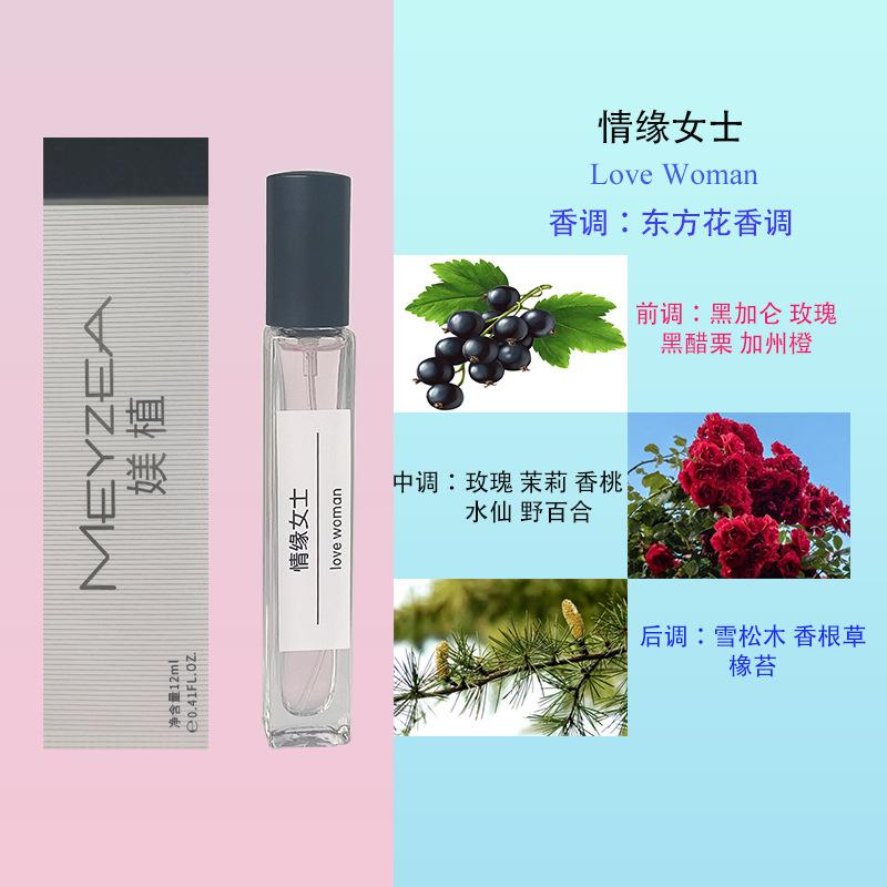 12Ml Perfume Green Encounter Cologne Men and Women Strong Fragrance Light Fragrance Stall Perfume Straight Hair