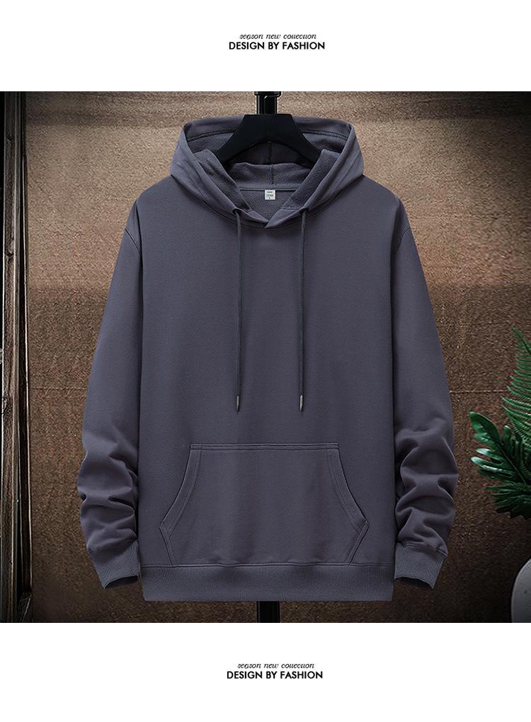 Men's Trendy Autumn Hooded Sweatshirt - Casual, Comfortable Printed Pullover