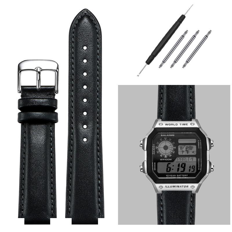 16MM genuine leather watchband for G-Shock Casio DW5600/GW-B5600/G-5600/GW-M5610 Replace wristbands Convex watch strap