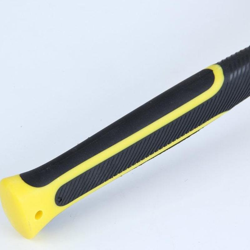 White Rubber Mallets With Fiberglass Handle High Density Nonslip Grip 5kg Impact Force For Woodworking And DIY Projects