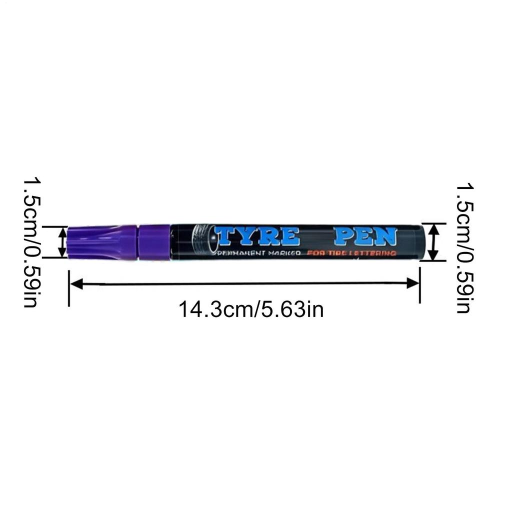 Car Tire Letter Pen Erasable Weatherproof Non-Fading Quick Dry Tyre Drawing Marker Wheels Paint Tires Drawing Pen For Vehicle