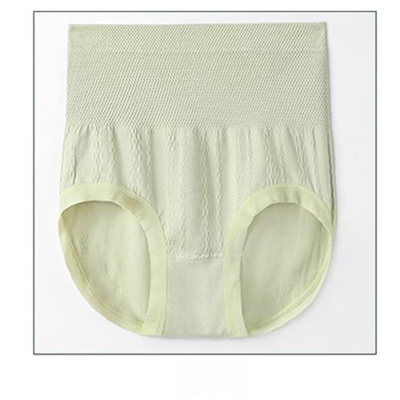 1Pc High-Waisted, Tummy-Control, Hip-Lifting, Shaping Cotton Briefs, Plus Size, Seamless Women's Underwear
