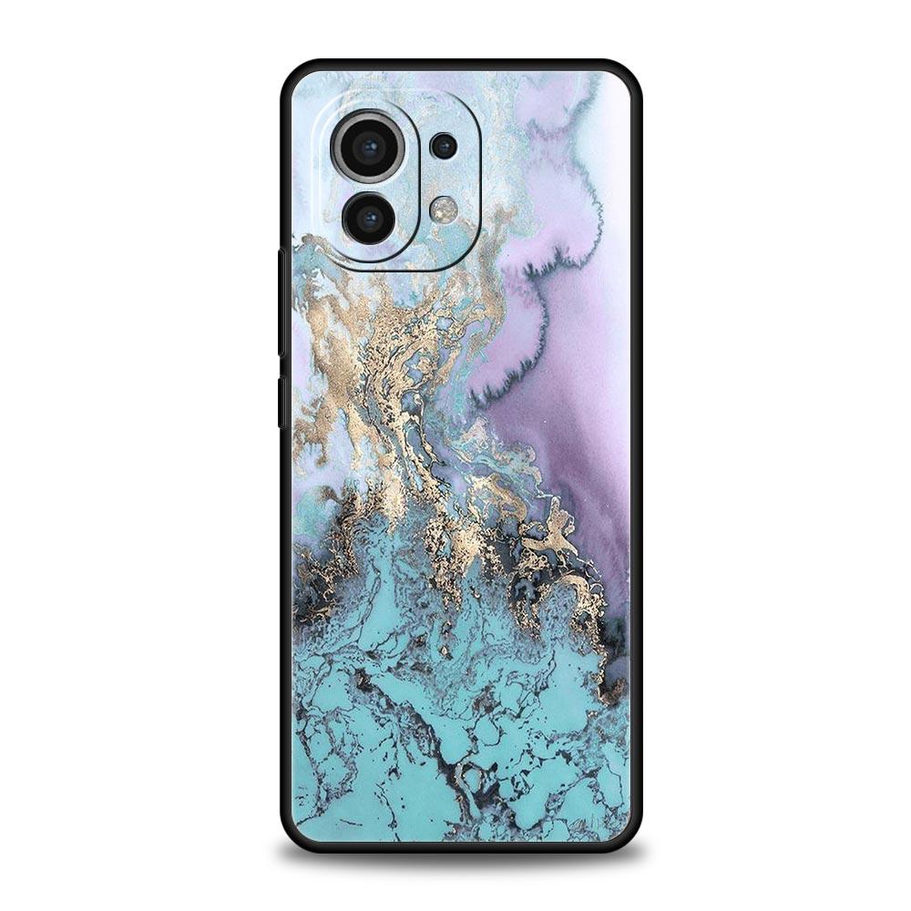 Vintage Marble Phone Case Cover for Xiaomi Mi 17 15 14 13 12 11 Ultra 15T 14T 13T 12T 11T Pro Lite 5G Soft TPU Shell Fundas Bags