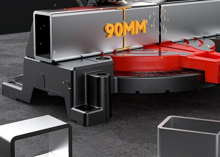 High-Precision 10" Aluminum Cutting Machine & 12" 45° Miter Saw for Wood Corners