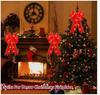 Velvet Ribbon Christmas Tree Topper Bow Ornament