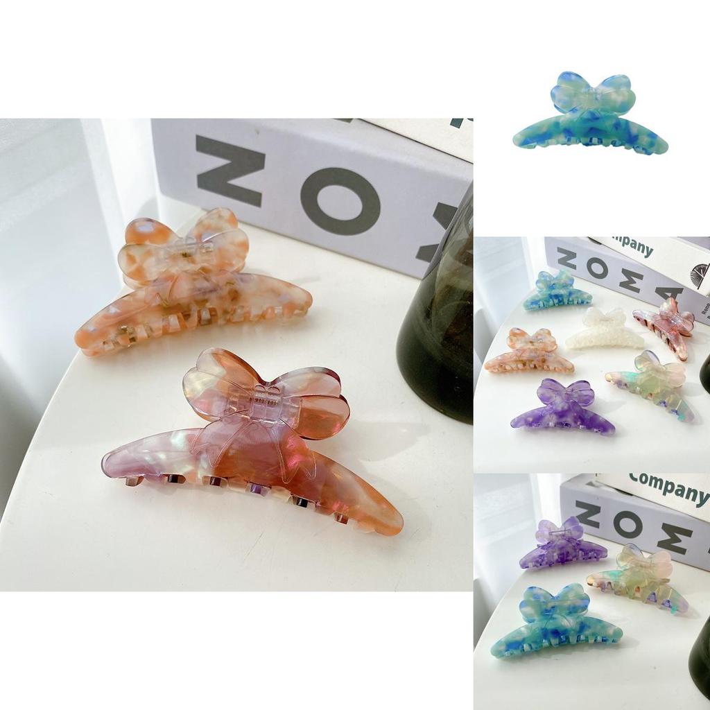 Elegant Retro Acetate Hair Claw In Stunning Multi-color For Womens Hair Accessories