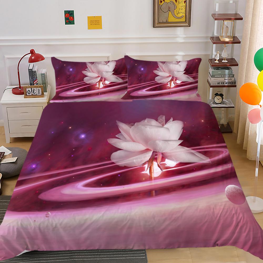 Hot Sell Duvet Cover Starry Animals Home Textiles Queen Size Bedding 3D Romatic Quilt Cover Children Adults Bedding Cover Set