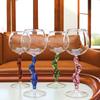 Catus Shape Ins Nordic Wine Glass Champagne Glasses Wine Glass Dinkware Barware Heat Resistant Glass