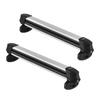 Ski & Snowboard Roof Rack, Carry Up To 6 Pairs of Skis or 4 Snowboards, 2 PCS Aluminum Universal Car Roof Rack Top Holder with Lock and Rubber Padding