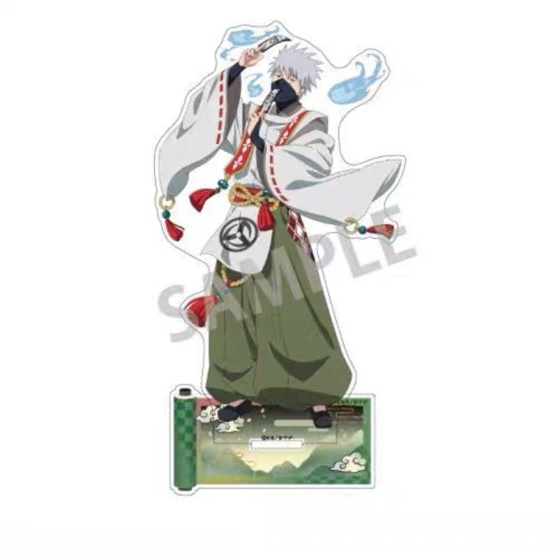 Naruto Japanese Anime Peripherals Uzumaki Naruto/Hatake Kakashi Acrylic Stand Collectible Desk Ornaments Creative Gift For Boy