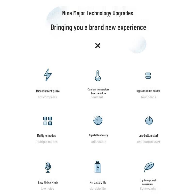 Royalstar Smart Portable Neck Massager CN Plug (adapter Included)