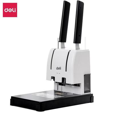 Deli Manual Financial Document Binding Machine CN Plug (adapter Included)