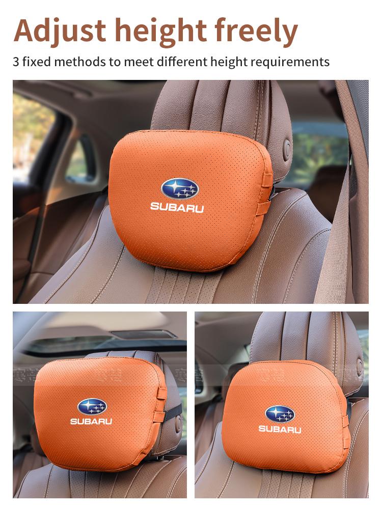 For Subaru Outback Brz Wrx Xv Ascent Forester Impreza Legacy STI Car Headrest Neck Support Seat Lumbar Cushion Soft Neck Pillow X6