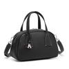 First Layer Cowhide Small Bowling Bag Hobo Bag Fashion Trend Handbag Leather Messenger Shoulder Bag