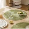 4Pcs/Set Braided Placematwashable Pp Heat Resistant Table Place Mat For Kitchen Xmas Dining Table Party Decor