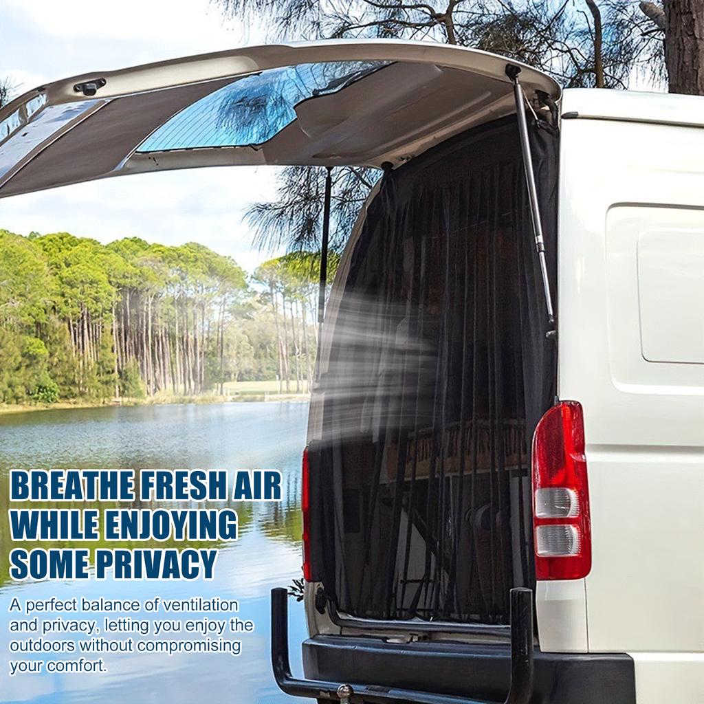 Síťka proti hmyzu do dodávky, Magnetická moskytiéra na zadní dveře karavanu, Náhradní pro Mercedes Benz Ford Karavan