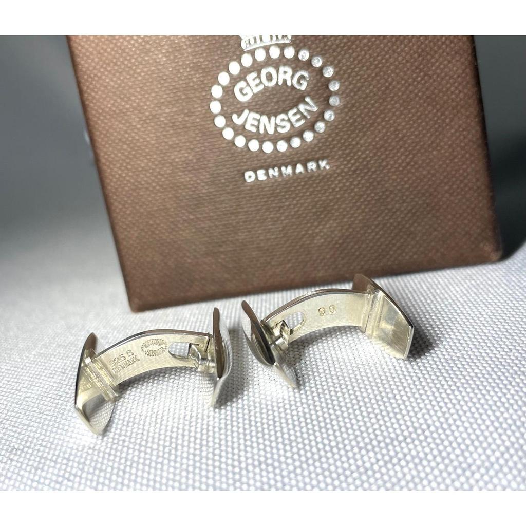 Used Good Condition Rare GEORG JENSEN Georg Jensen #90 Sterling Silver Cufflinks Cufflinks Button SV925 With box
