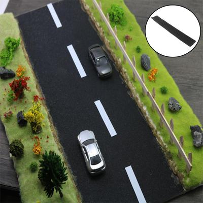 Miniaturní Samolepka na Asfaltovou Silnici Modelová Železnice Stavebnice Vílí Zahrada Rozvržení Dekorace Stůl DIY