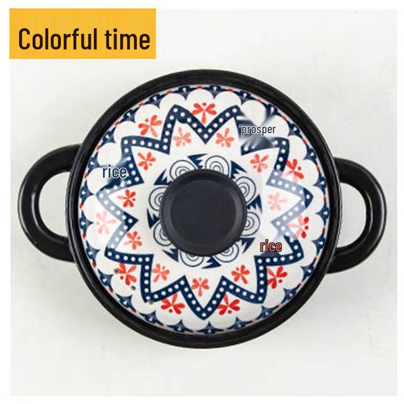 Lilang Ceramic Double-Handle Casserole Pot