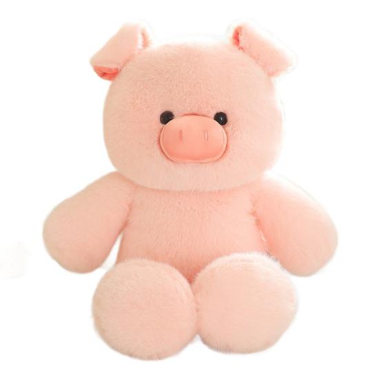 Giant Pig Stuffed Animal Plush Pillow Ultra Soft Hugging Pig Doll Christmas Birthdays Decor Room Accessory