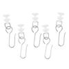 40Pcs Curtain Track Pulley Hooks S Shaped Silent Curtain Hooks And Plastic Gliders Track Rollers For Room Bathroom Curtains