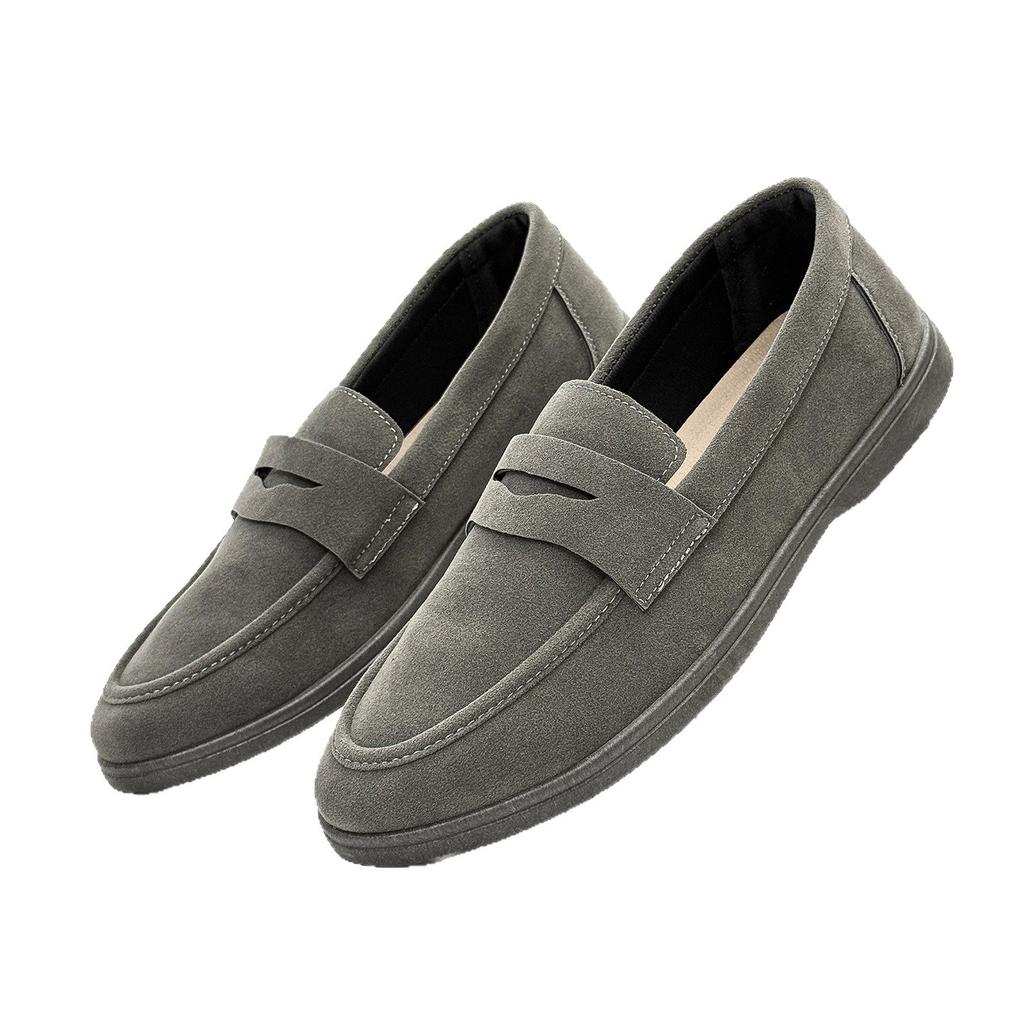 Men's Shoes Loafers Doudou Men's Shoes Large Size 2025 New Men's Lazy Shoes Daily Casual Shoes Solid Color