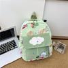 Kids Cartoon Animal Backpack With Cartoon Rabbit Print And Ear Designn For Kindergarten Daily Use