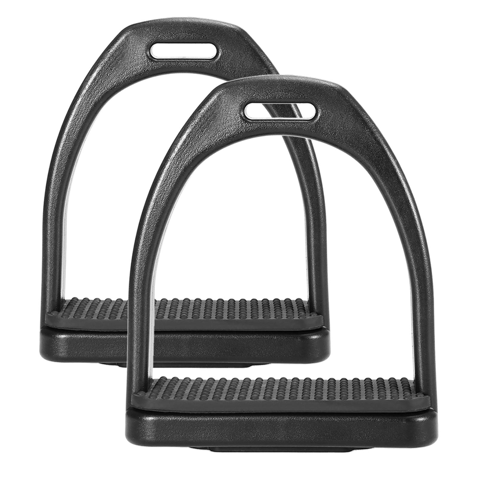 Kaisai 2 Pcs Horse Riding Stirrups Plastic Horse Saddle Anti Skid Horse Pedal Super Lightweight Equestrian Safety Equipment
