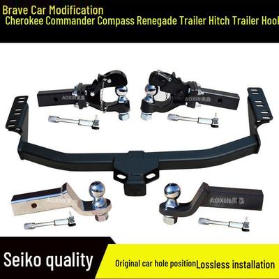 Fits JEEP Grand Cherokee, Renegade, Compass, Patriot, Wrangler Tow Hook Trailer Hitch Bar